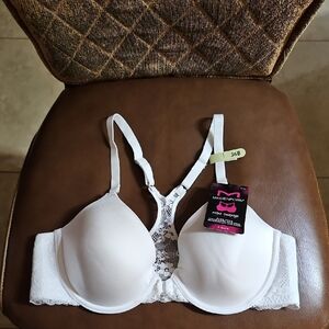 Maidenform One Fab Fit Everyday Full Coverage T-Back Front Close Underwire Bra